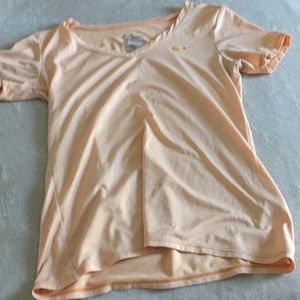 Orange striped Nike t-shirt